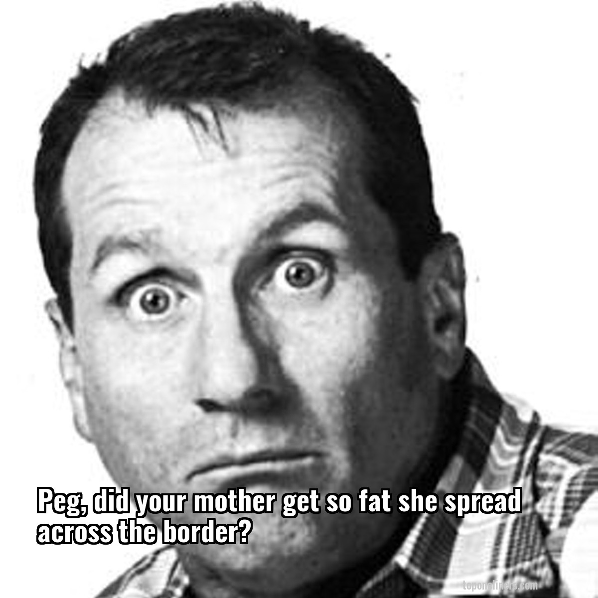 Al Bundy: Peg, did your mother get so fat she spread across the | Top ...