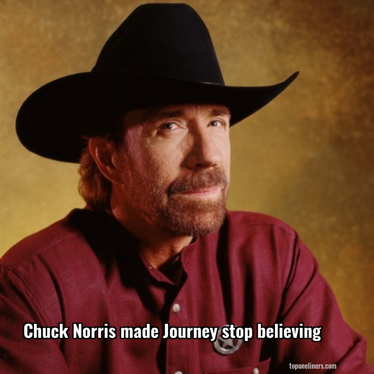 Chuck Norris made Journey stop believing