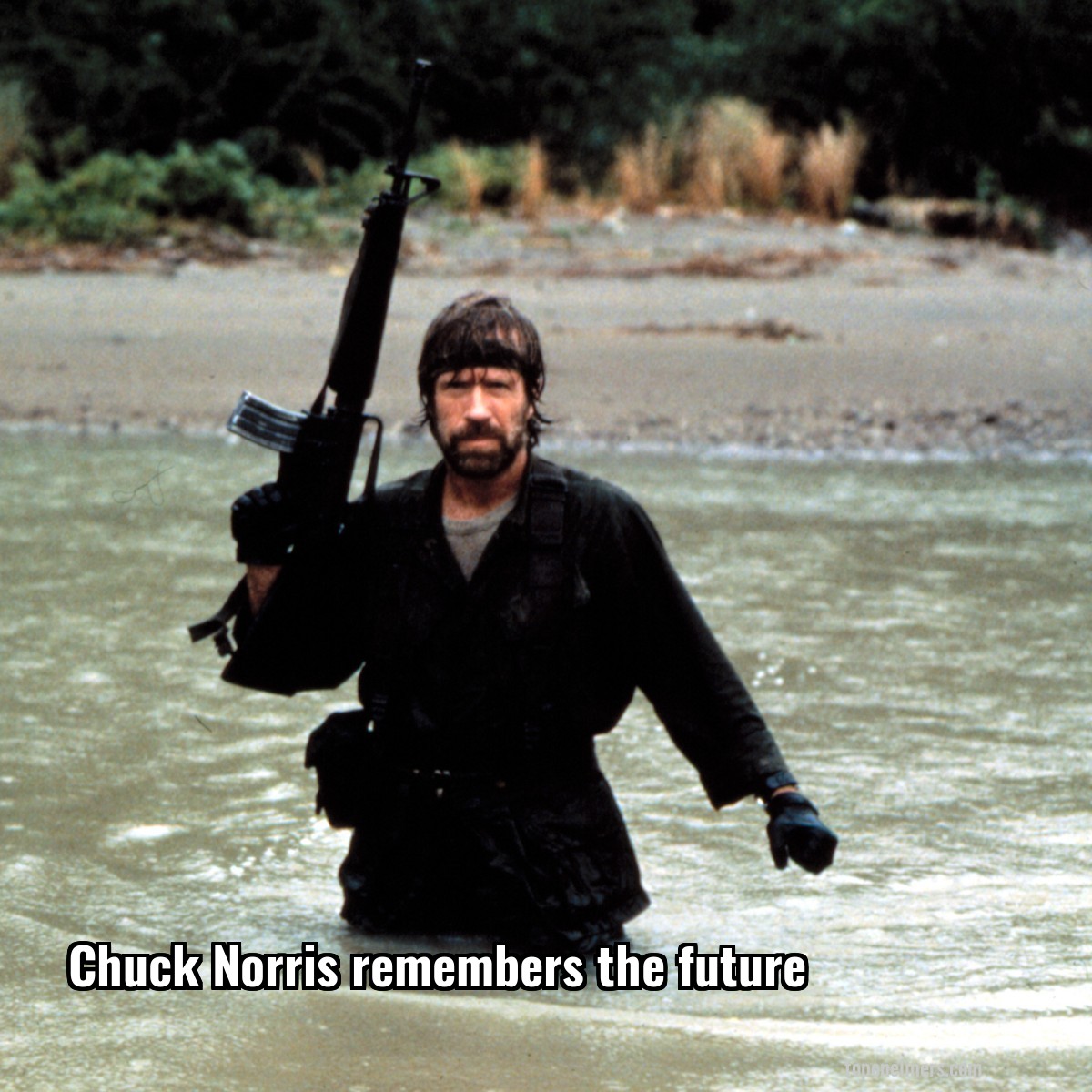 Chuck Norris remembers the future