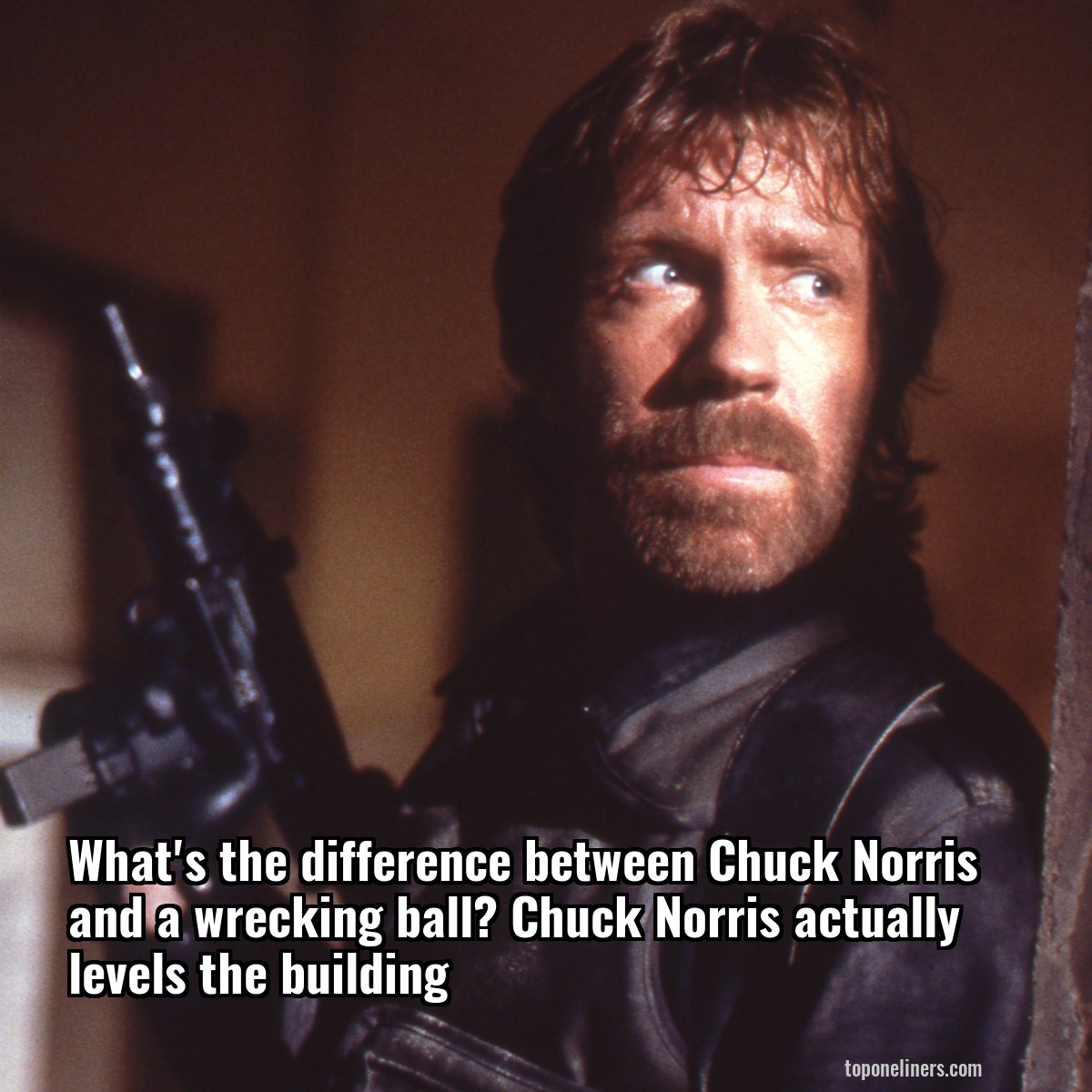 What's the difference between Chuck Norris and a wrecking ball? Chuck Norris actually levels the building