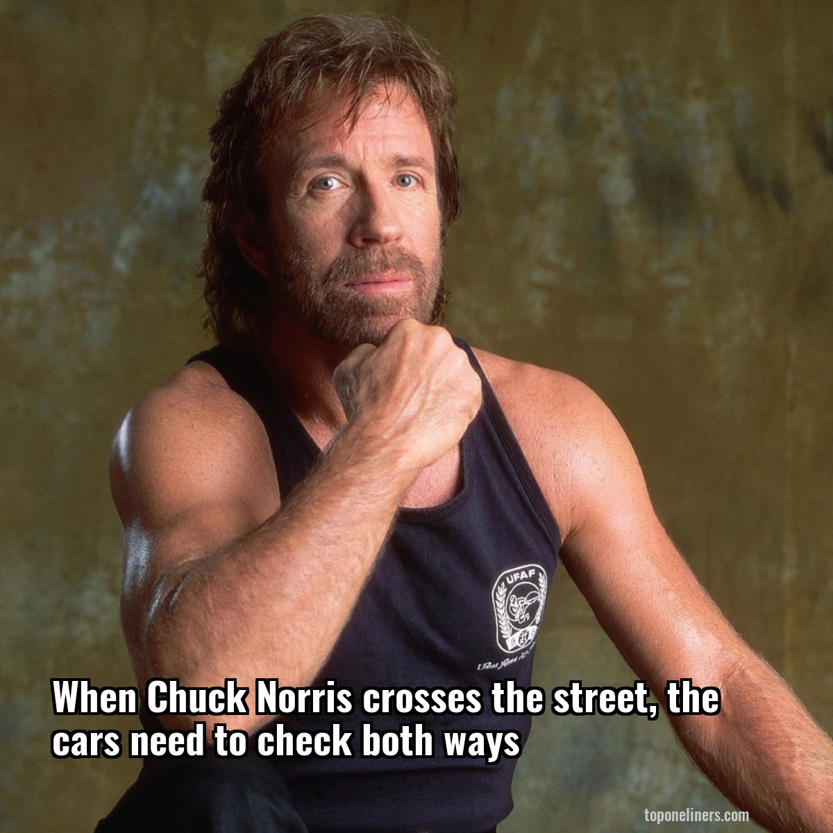 When Chuck Norris crosses the street, the cars need to check both ways
