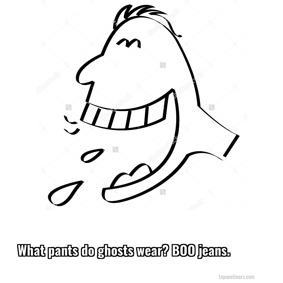 What pants do ghosts wear? BOO jeans.
